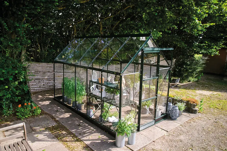 ICON 6 · 6.1 m² (6' x 10') Grøn m/3 mm Hærdet Glas